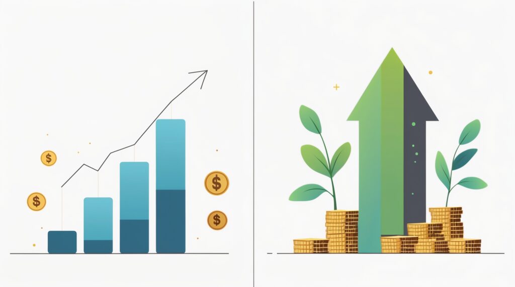 Infográfico ilustrando o passo a passo para começar a investir.