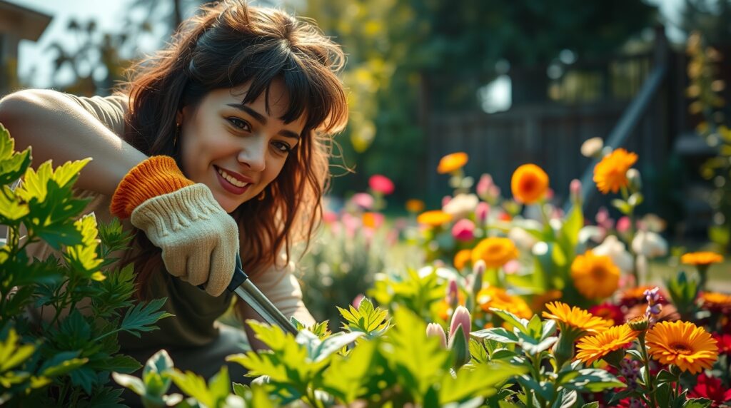 Serviço de jardinagem como forma de renda extra offline.