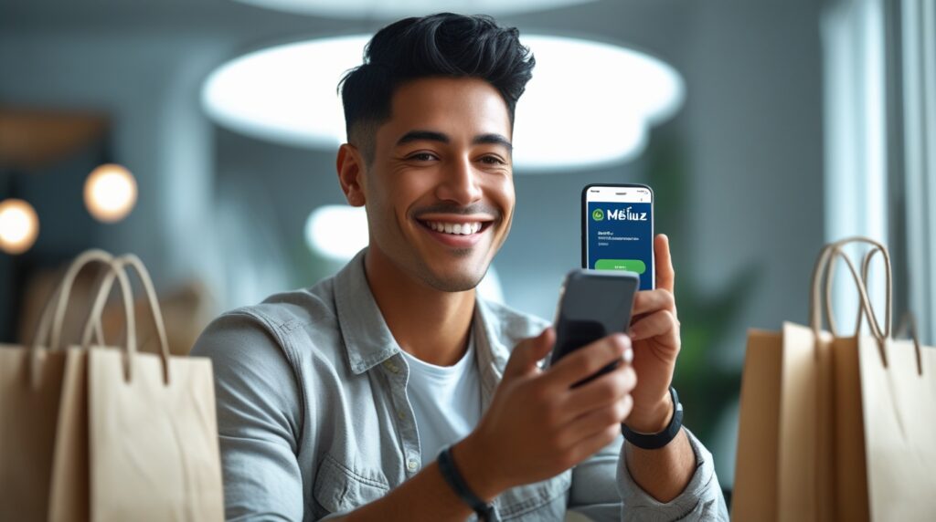 Usuário recebendo cashback no aplicativo Méliuz.