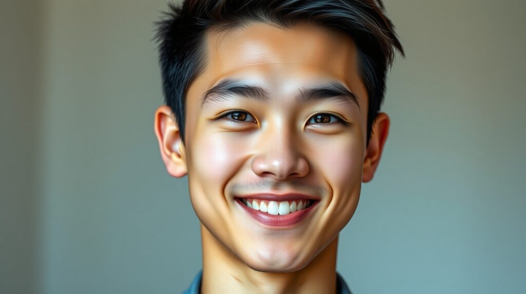 Pessoa confiante olhando para frente, representando motivação financeira.